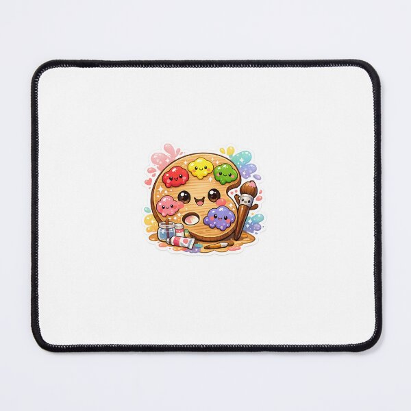 Item preview, Artist Palette Sticker Kawaii Art Studio Aesthetic for Painters & Creative Artists designed and sold by CutePrintCorner.
