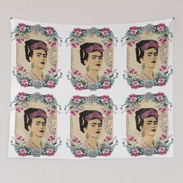 Item preview, Frida Kahlo Floral designed and sold by FridaArtGallery.