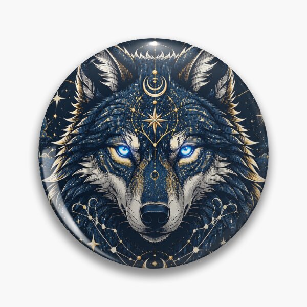 Item preview, Celestial woolf Moon designed and sold by BUDH STYLE.