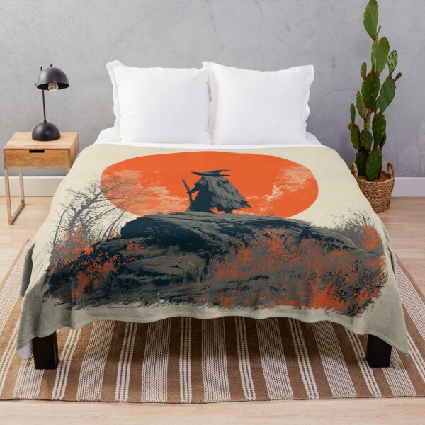 Item preview, Wandering Wizard Silhouette Against a Red Sun designed and sold by colorful-white.
