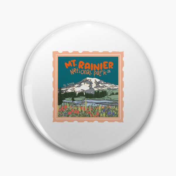 Item preview, Mt. Rainier National Park - 1 designed and sold by whimsicallyanxious.