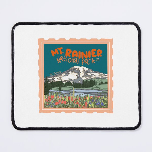 Item preview, Mt. Rainier National Park - 1 designed and sold by whimsicallyanxious.