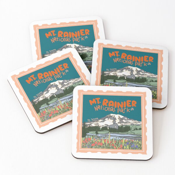Item preview, Mt. Rainier National Park - 1 designed and sold by whimsicallyanxious.