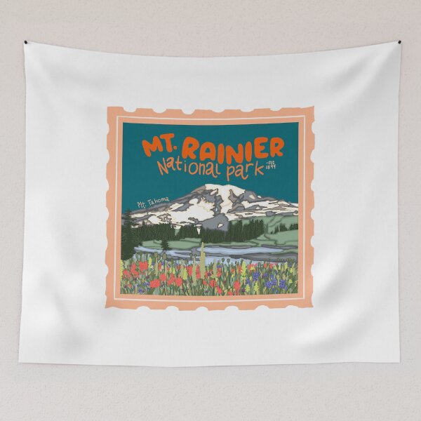 Item preview, Mt. Rainier National Park - 1 designed and sold by whimsicallyanxious.