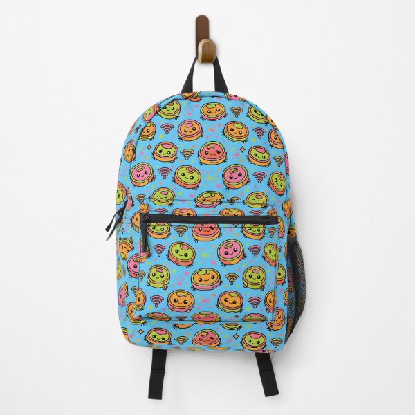 Item preview, Cute Robot Vacuum Smart Home Tech Seamless Pattern designed and sold by SplashTastic.