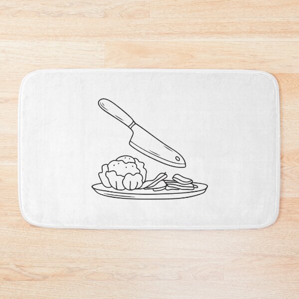 Item preview, Some peeled veggies lying beside a sharp kitchen knife designed and sold by rasagamastore.