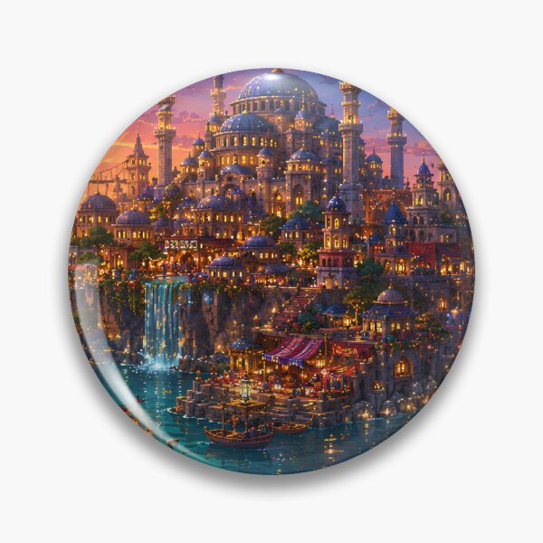 Item preview, Istanbul Sky Bazaar at Golden Sunset designed and sold by pixelpopplanet.