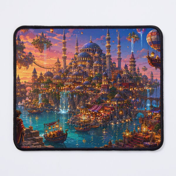 Item preview, Istanbul Sky Bazaar at Golden Sunset designed and sold by pixelpopplanet.