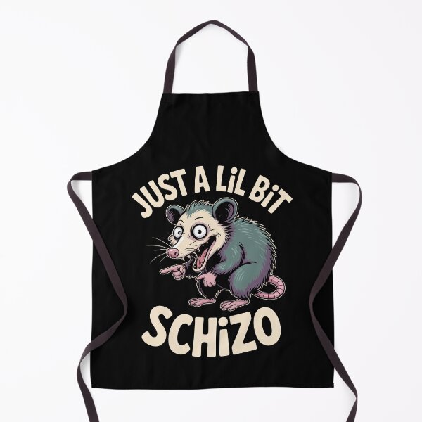 Item preview, Just a Lil Bit Schizo Funny Sarcastic Opossum Gift designed and sold by Say It With Ink.