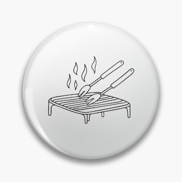 Item preview, A grill rack with a pair of tongs placed next to it designed and sold by rasagamastore.
