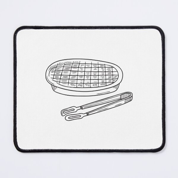 Item preview, Tongs resting on the side of a metal grill rack designed and sold by rasagamastore.