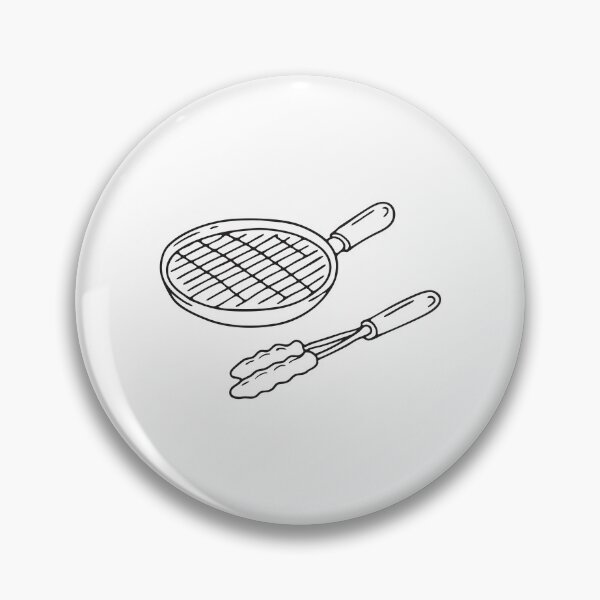 Item preview, A pair of grilling tongs beside the cooking rack designed and sold by rasagamastore.