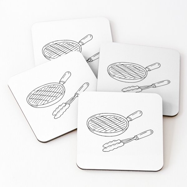 Item preview, A pair of grilling tongs beside the cooking rack designed and sold by rasagamastore.