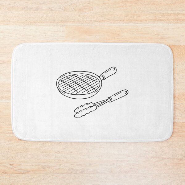 Item preview, A pair of grilling tongs beside the cooking rack designed and sold by rasagamastore.
