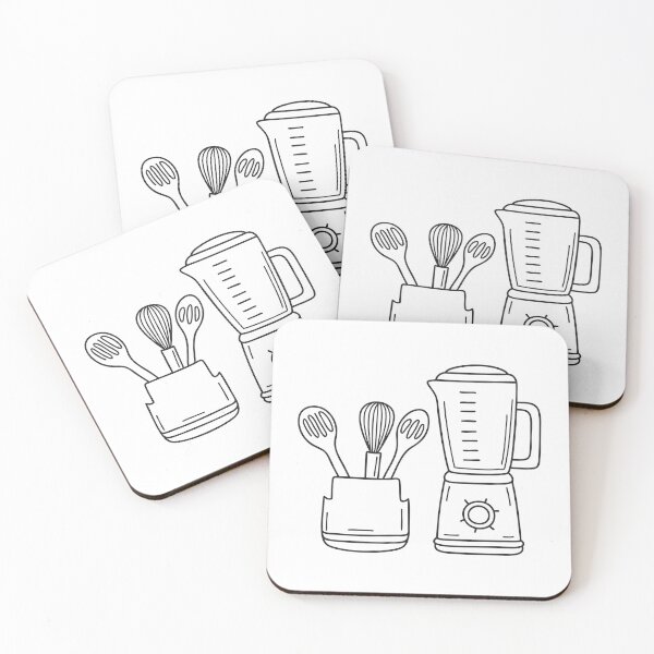 Item preview, A plastic holder for utensils standing next to a blender designed and sold by rasagamastore.