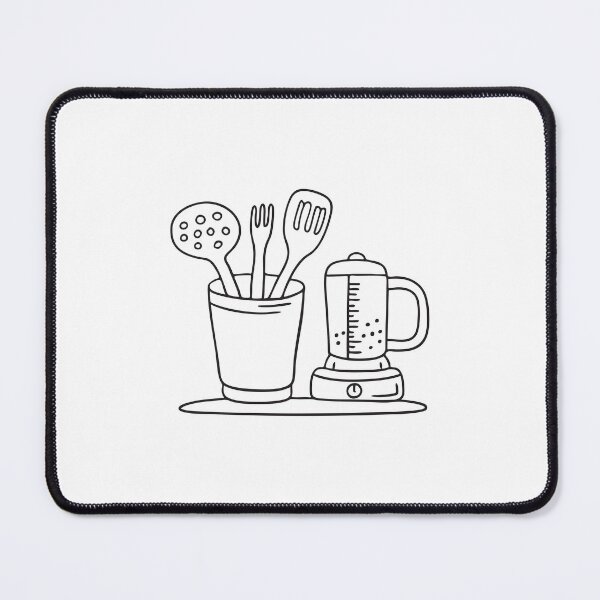Item preview, A kitchen blender next to a plastic utensil holder designed and sold by rasagamastore.