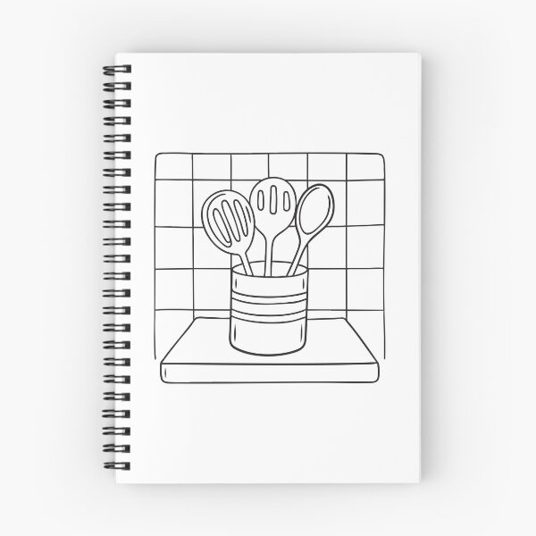 Item preview, A circular utensil holder placed against a tiled kitchen wall designed and sold by rasagamastore.