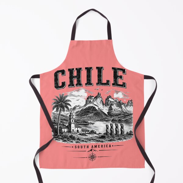 Item preview, Vintage Chile Travel Engraving Design designed and sold by TAOptimus .