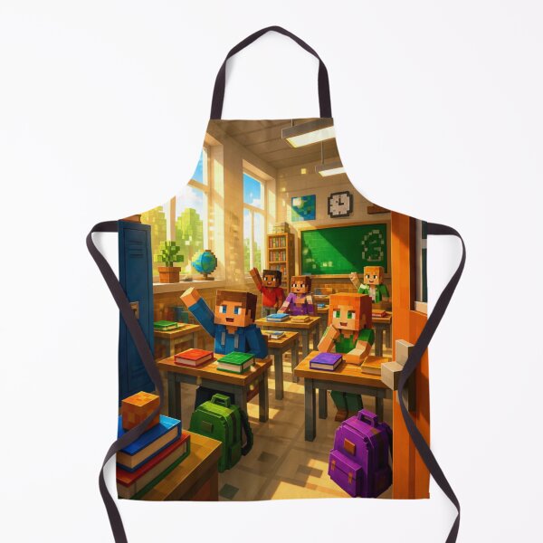 Item preview, Minecraft Classroom – Pixel School Scene designed and sold by SchoolMood.
