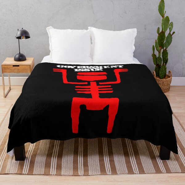 Item preview, Red Silhouette Symbol White Typography designed and sold by DeadTired666.