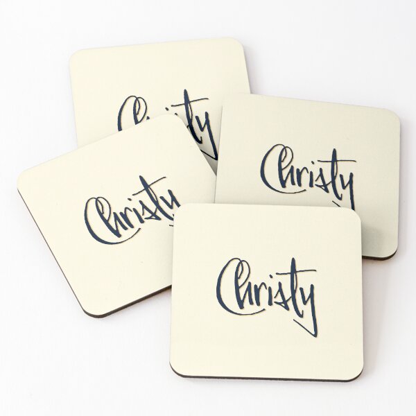 Item preview, CHRISTY personalized type design designed and sold by CharlottePlaceArt.