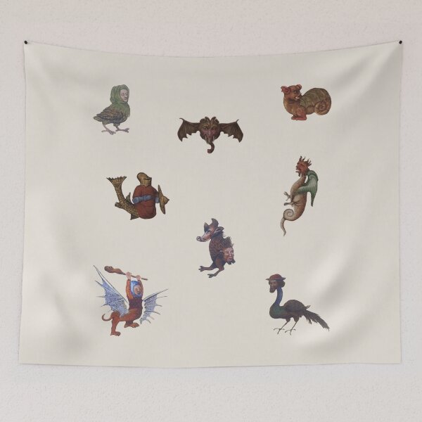 Item preview, weird medieval creatures set 1 designed and sold by mooneko.