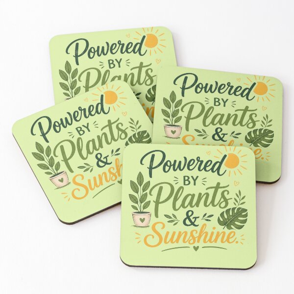 Item preview, Powered by Plants & Sunshine Botanical Plant Lover, Plant Parents & Nature Lovers designed and sold by Right-UR.