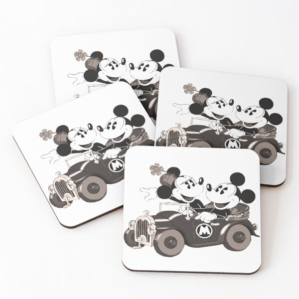 Item preview, Cute Cartoon Mouse Riding a Retro Car designed and sold by Magico Paco.