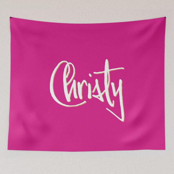 Item preview, CHRISTY personalized type design designed and sold by CharlottePlaceArt.