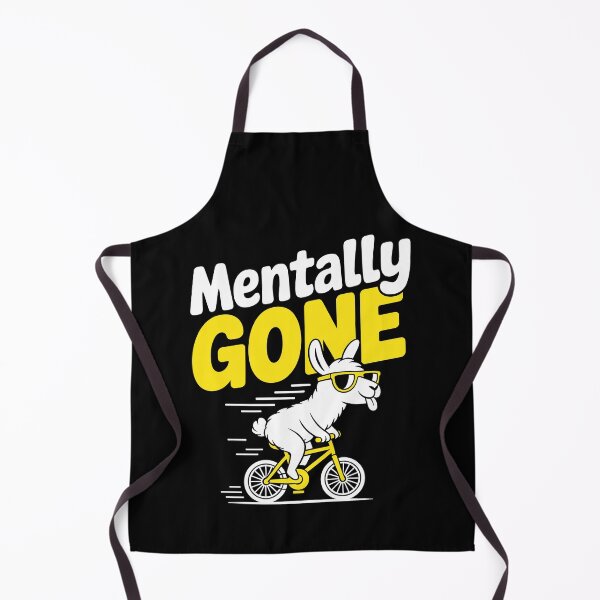 Item preview, Mentally Gone Funny Sarcastic Llama Gift designed and sold by Say It With Ink.
