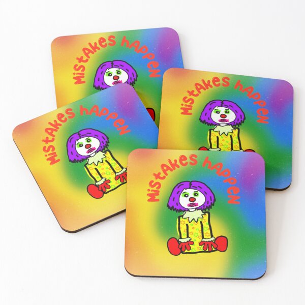 Item preview, Mistakes Happen Clown designed and sold by FlamboyantAggS.