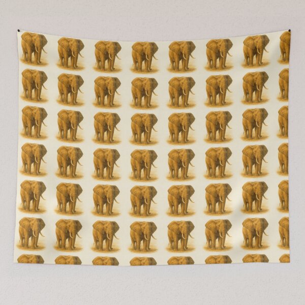 Item preview, Gentle Giant | African Elephant Illustration designed and sold by Tropium-Designs.