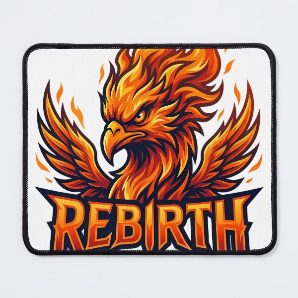 Item preview, Rebirth Phoenix - Fiery Bird Gaming Mascot Logo designed and sold by Gaston Carroll.