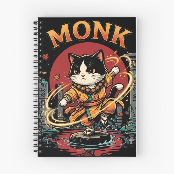 Item preview, Tabletop RPG Monk Cat - Retro Fantasy Martial Arts Feline Parody designed and sold by AdyKurniawan.