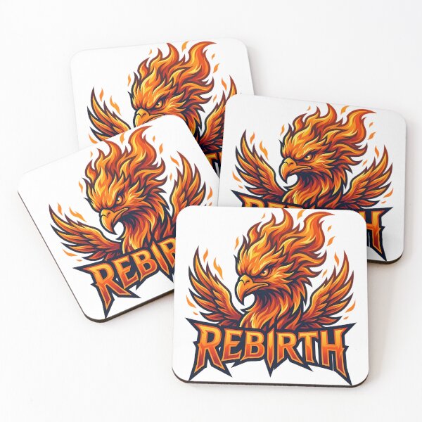 Item preview, Rebirth Phoenix - Fiery Bird Gaming Mascot Logo designed and sold by Gaston  Carroll.
