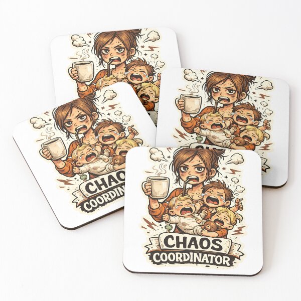 Item preview, Chaos Coordinator Funny Tired Mom Coffee – Mothers Day Gift For Mom designed and sold by SanaCreation13.