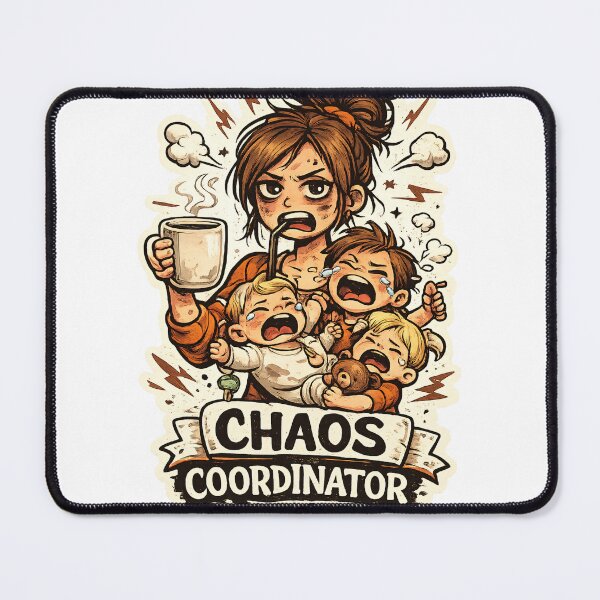 Item preview, Chaos Coordinator Funny Tired Mom Coffee – Mothers Day Gift For Mom designed and sold by SanaCreation13.