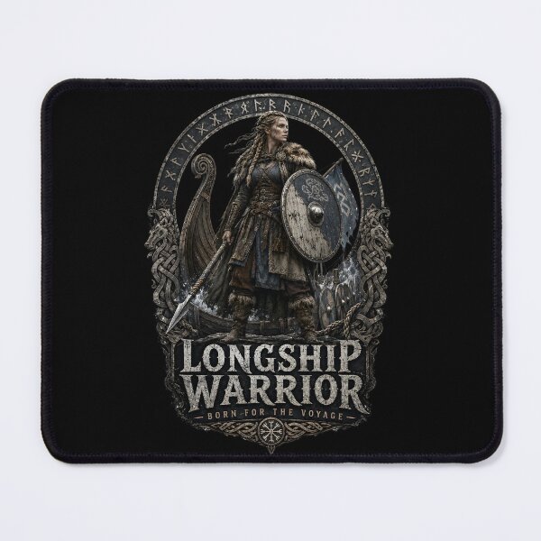 Item preview, Longship Warrior — Born for the Voyage | Norse Viking Shieldmaiden designed and sold by R3X .