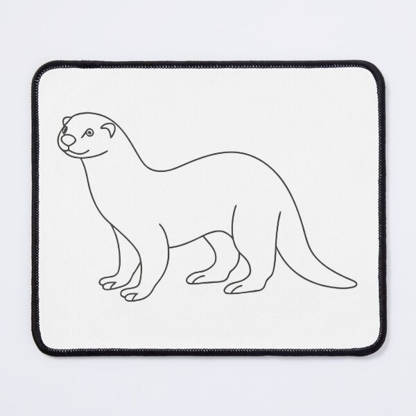 Item preview, Otter Elegant 1 Line Art Gift designed and sold by OneLine Studio.