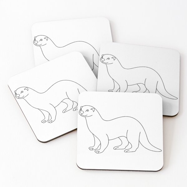 Item preview, Otter Elegant 1 Line Art Gift designed and sold by OneLine Studio.