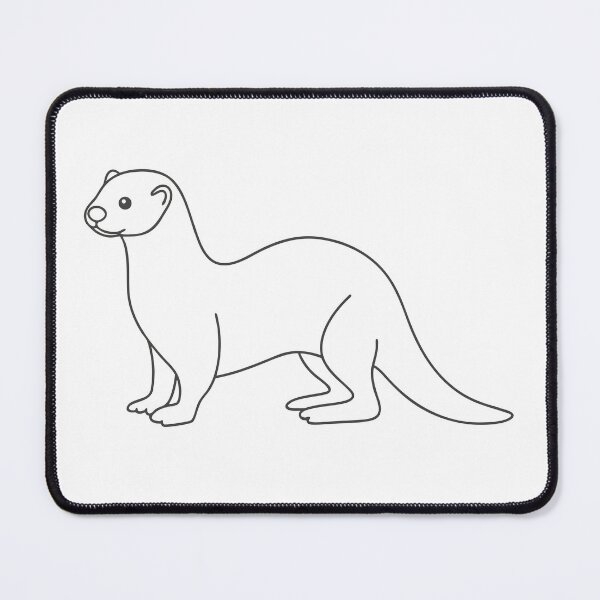 Item preview, Otter Elegant 2 Line Art Gift designed and sold by OneLine Studio.