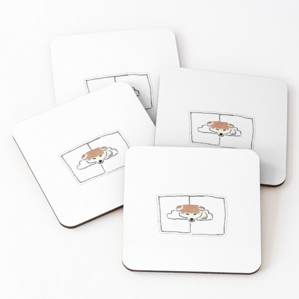 Item preview, Funny Shiba Inu Stuck in Door designed and sold by raun.draw.