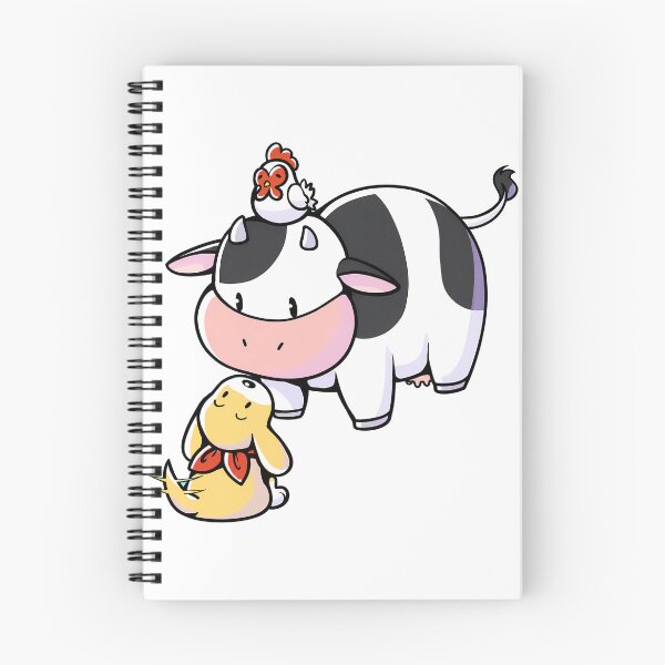 Item preview, Stardew Valley Cow Pixel Farm Game designed and sold by tesslstmoved.