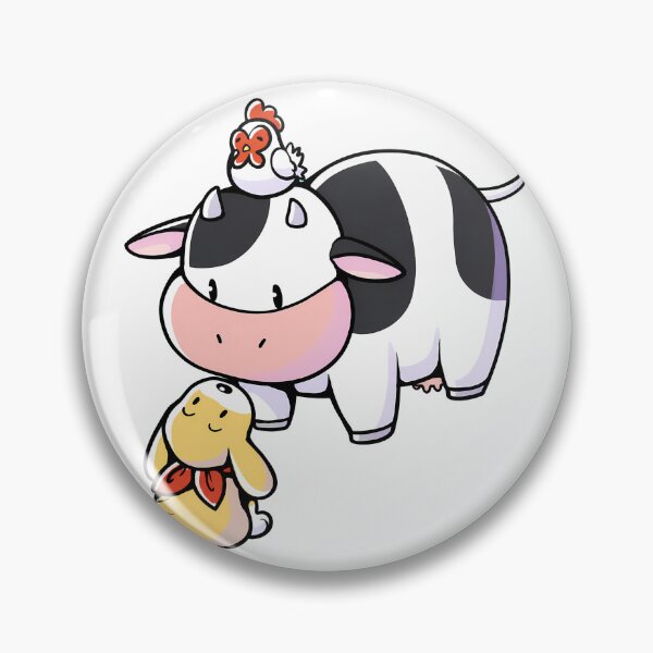 Item preview, Stardew Valley Cow Pixel Farm Game designed and sold by tesslstmoved.