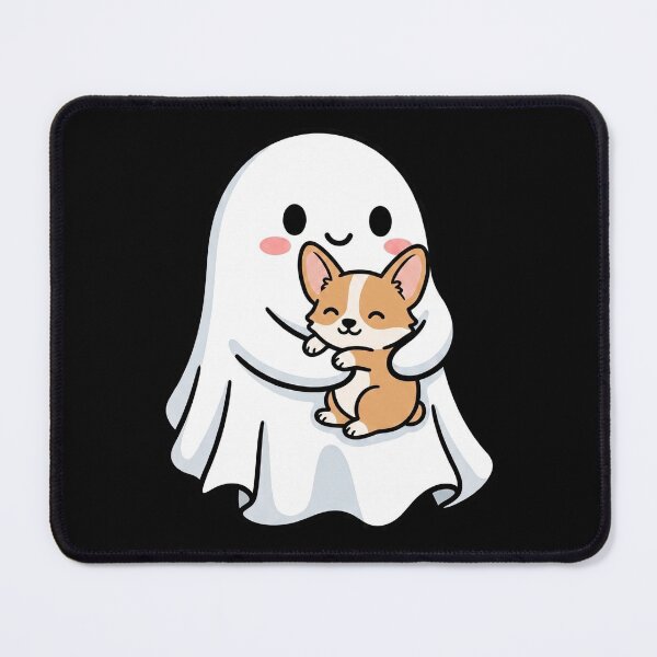Item preview, Cute Corgi with Boo Ghost Kawaii Halloween designed and sold by dudelinart.