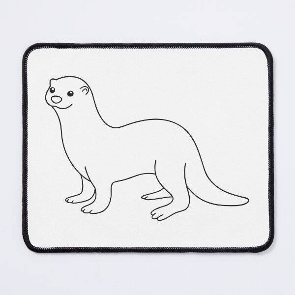 Item preview, Otter Friendly 1 Line Art Gift designed and sold by OneLine Studio.