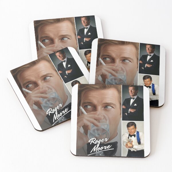 Item preview, Roger Moore Quote Painted HD Art designed and sold by DiverseDazzle.