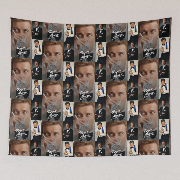 Item preview, Roger Moore Quote Painted HD Art designed and sold by DiverseDazzle.