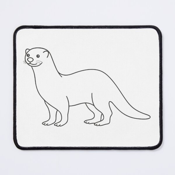Item preview, Otter Friendly 2 Line Art Gift designed and sold by OneLine Studio.