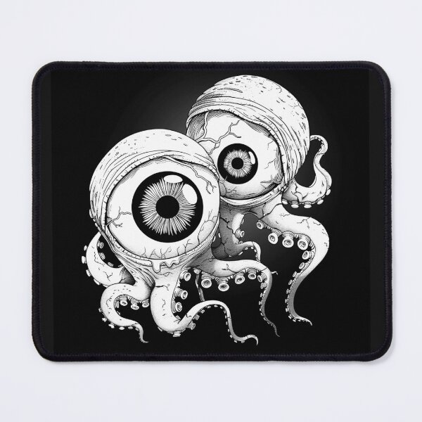 Item preview, Surreal Eyeball Octopus Tentacle Monster Illustration designed and sold by inkoutninja.